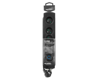 QOLTEC Listwa antyprzepięciowa - 4 gniazda, 1,5m, czarna 50104 - 488578 - zdjęcie 4